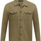 Dex overshirt van suėde | Groen