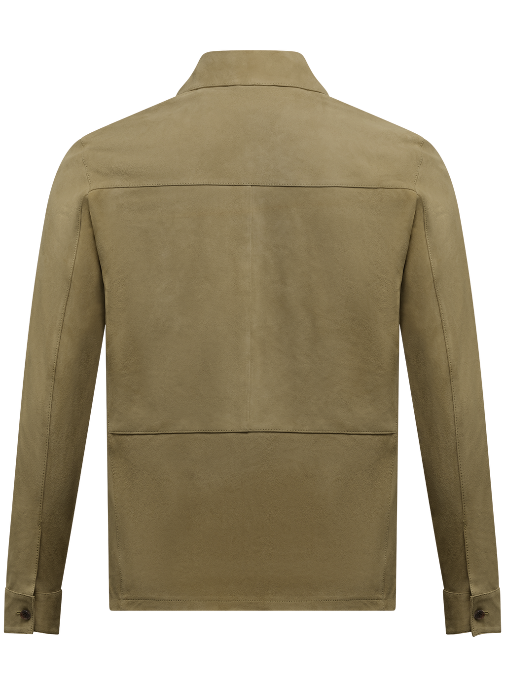 Dex overshirt van suėde | Groen