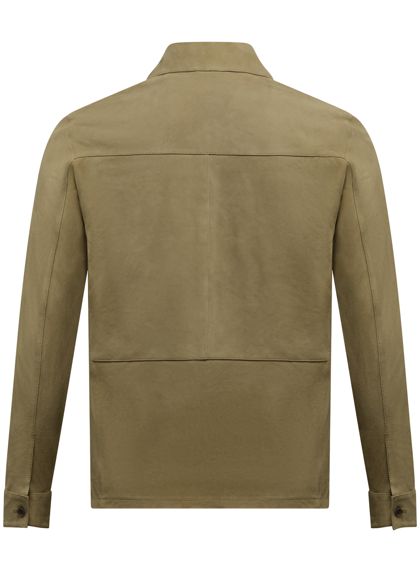 Dex overshirt van suėde | Groen
