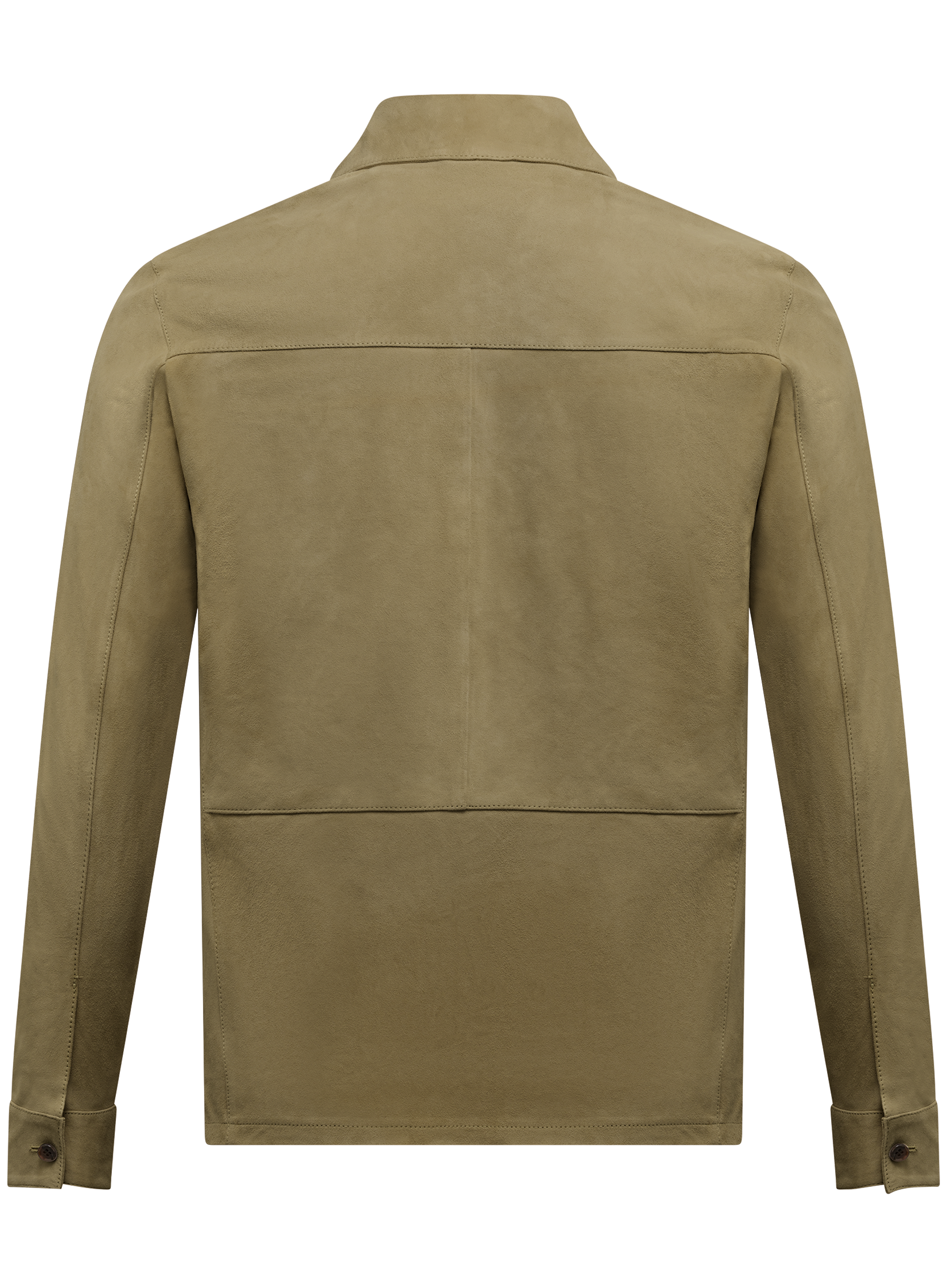 Dex overshirt van suėde | Groen