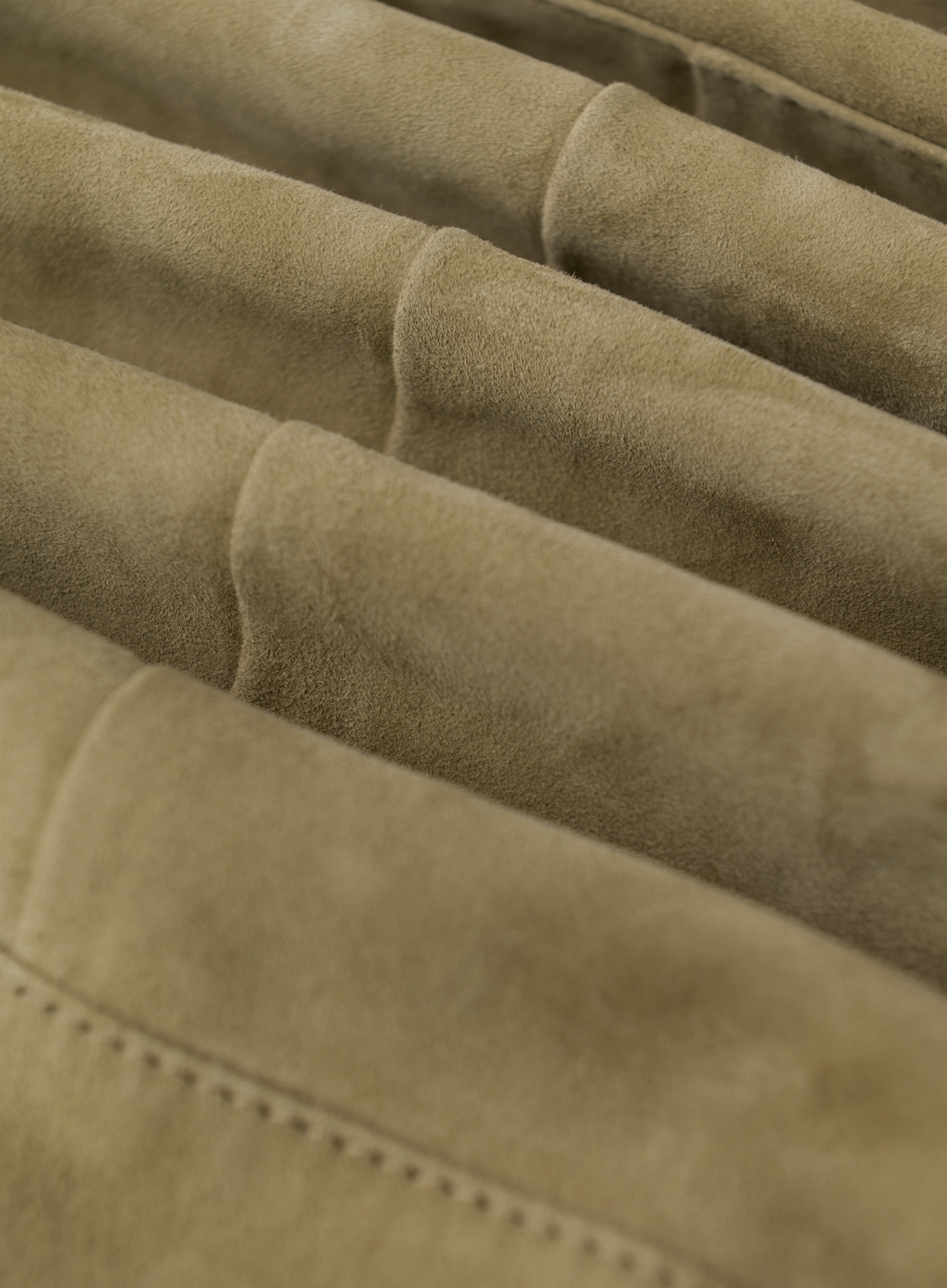 Dex overshirt van suėde | Groen