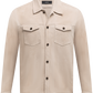 Dex overshirt van suėde | L.BEIGE