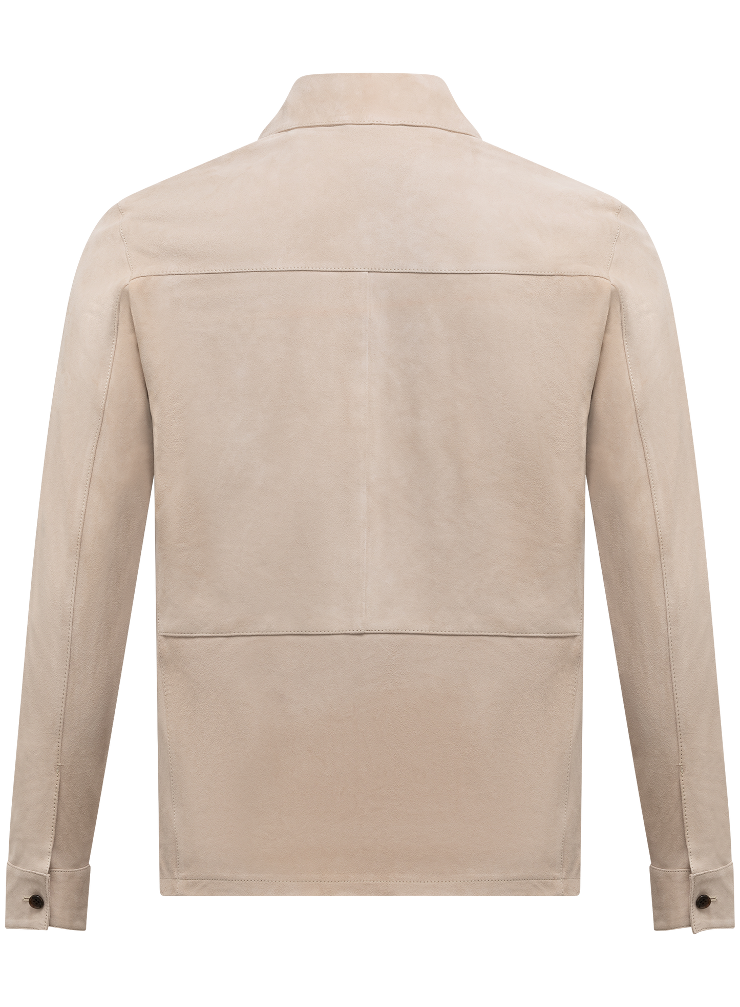 Dex overshirt van suėde | L.BEIGE