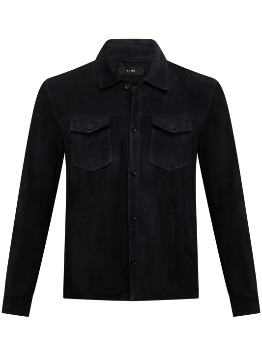 Dex overshirt van suėde | BLUE NAVY