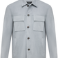 Mex overshirt van suède | L.Blauw
