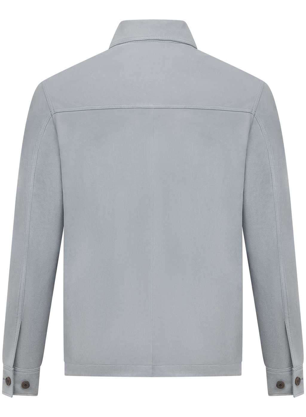 Mex overshirt van suède | L.Blauw