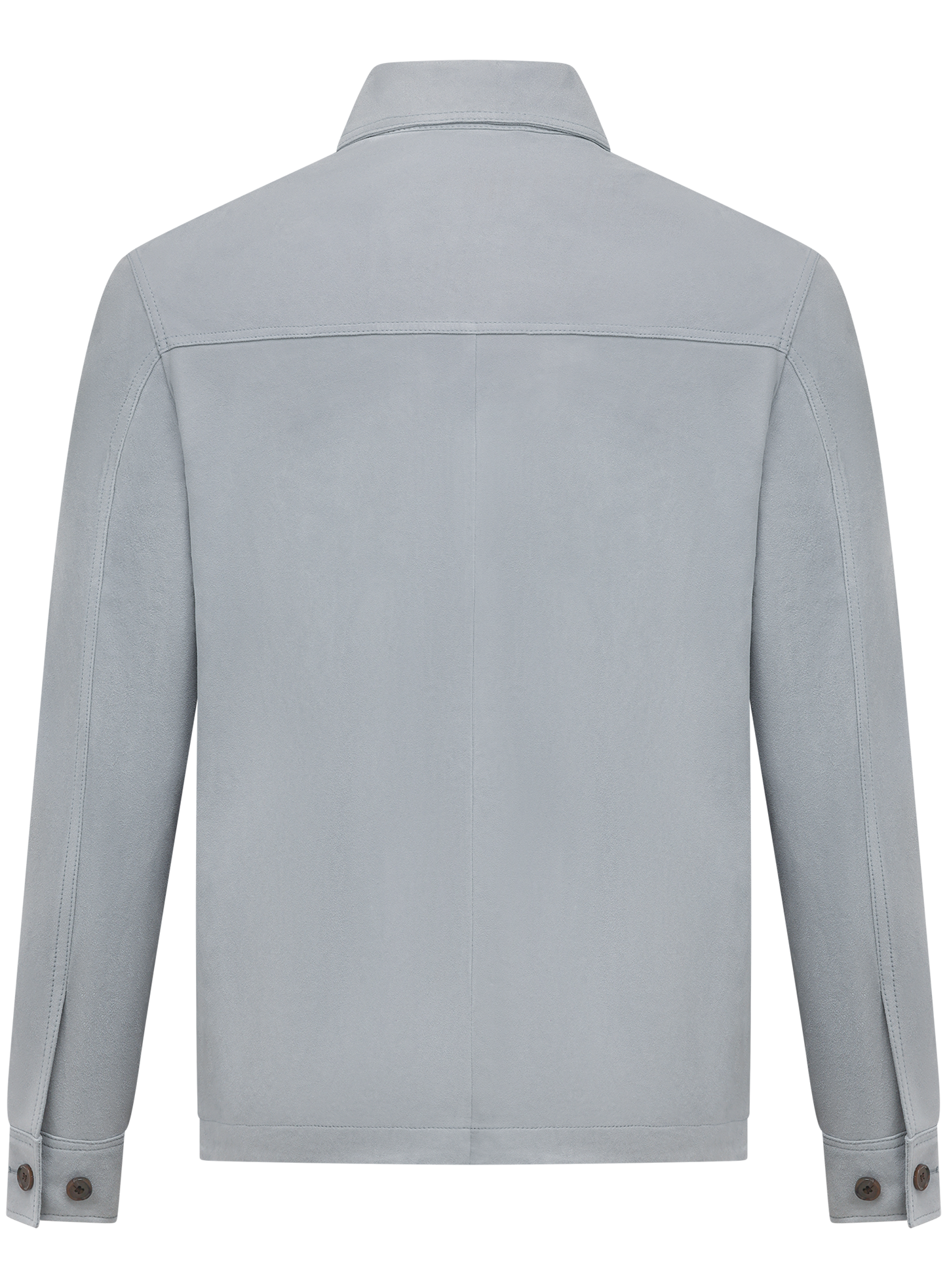 Mex overshirt van suède | L.Blauw