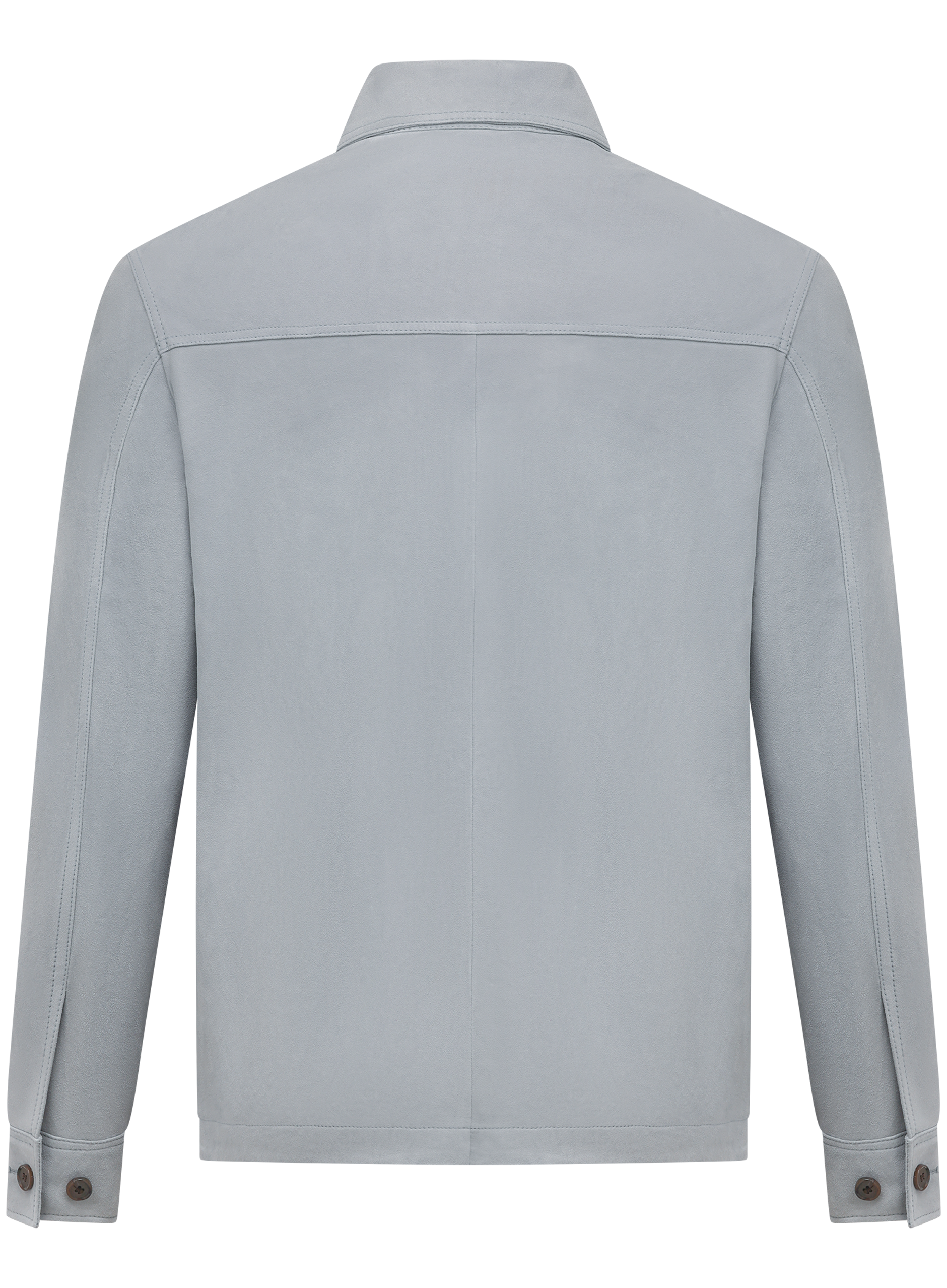 Mex overshirt van suède | L.Blauw