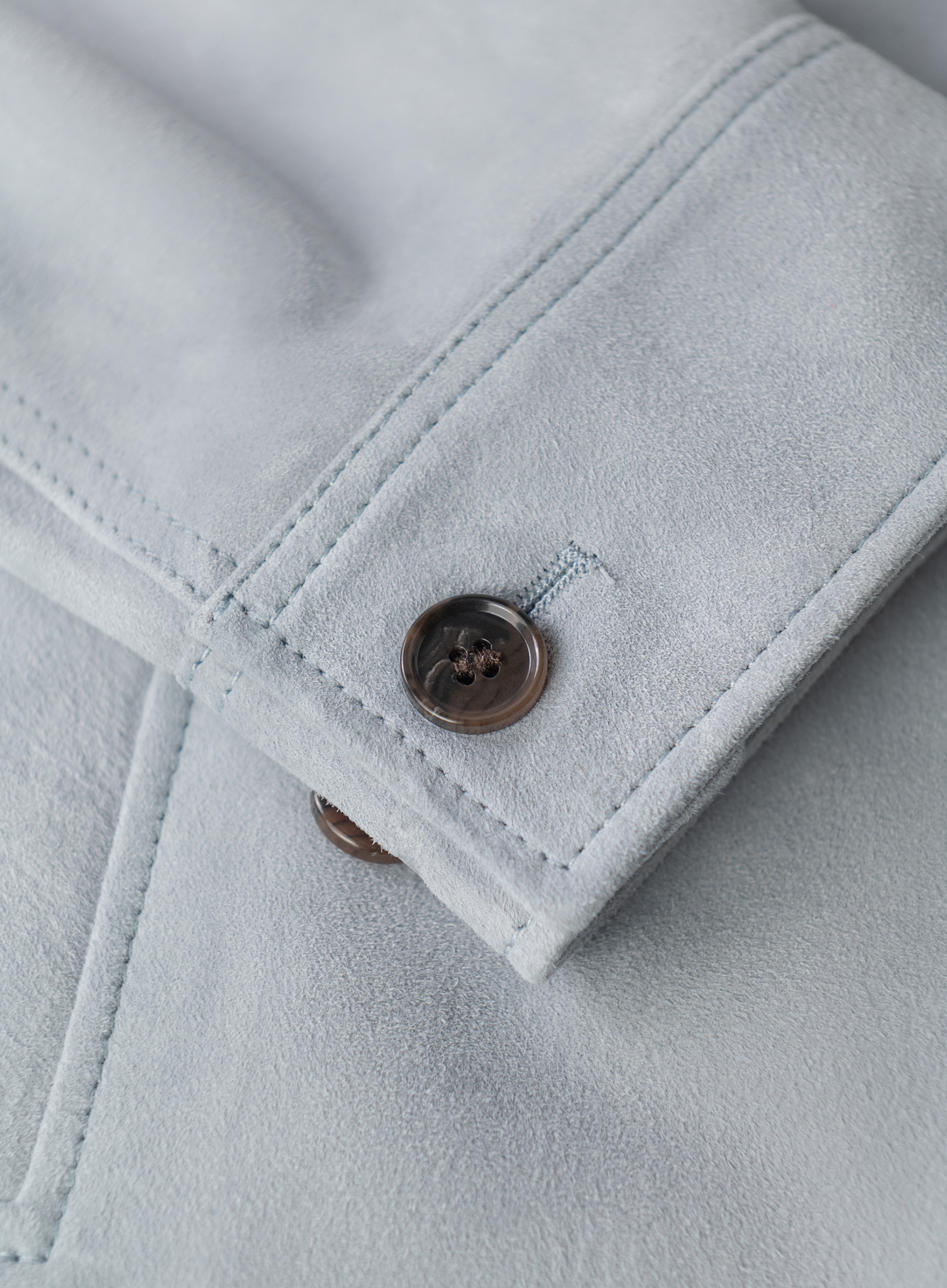 Mex overshirt van suède | FULL_WIDTH | L.Blauw