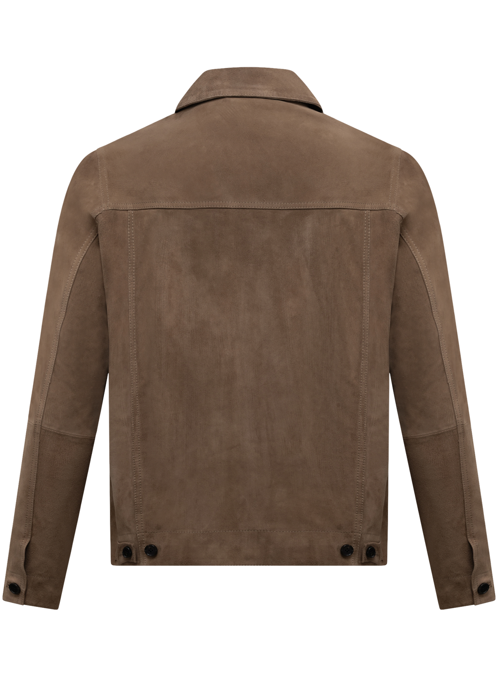 Jaden overshirt van suède | TAUPE