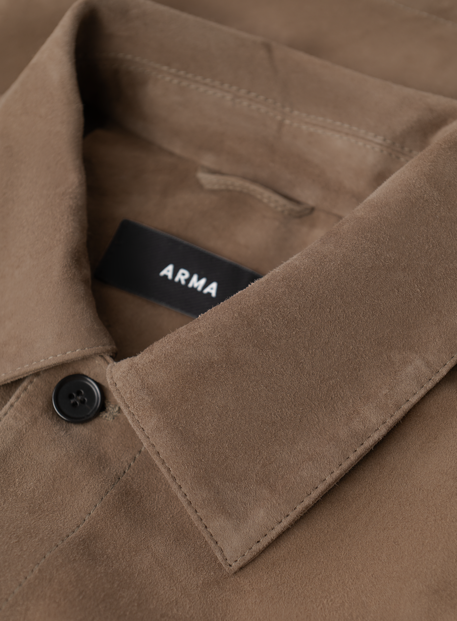 Suède overshirt | TAUPE