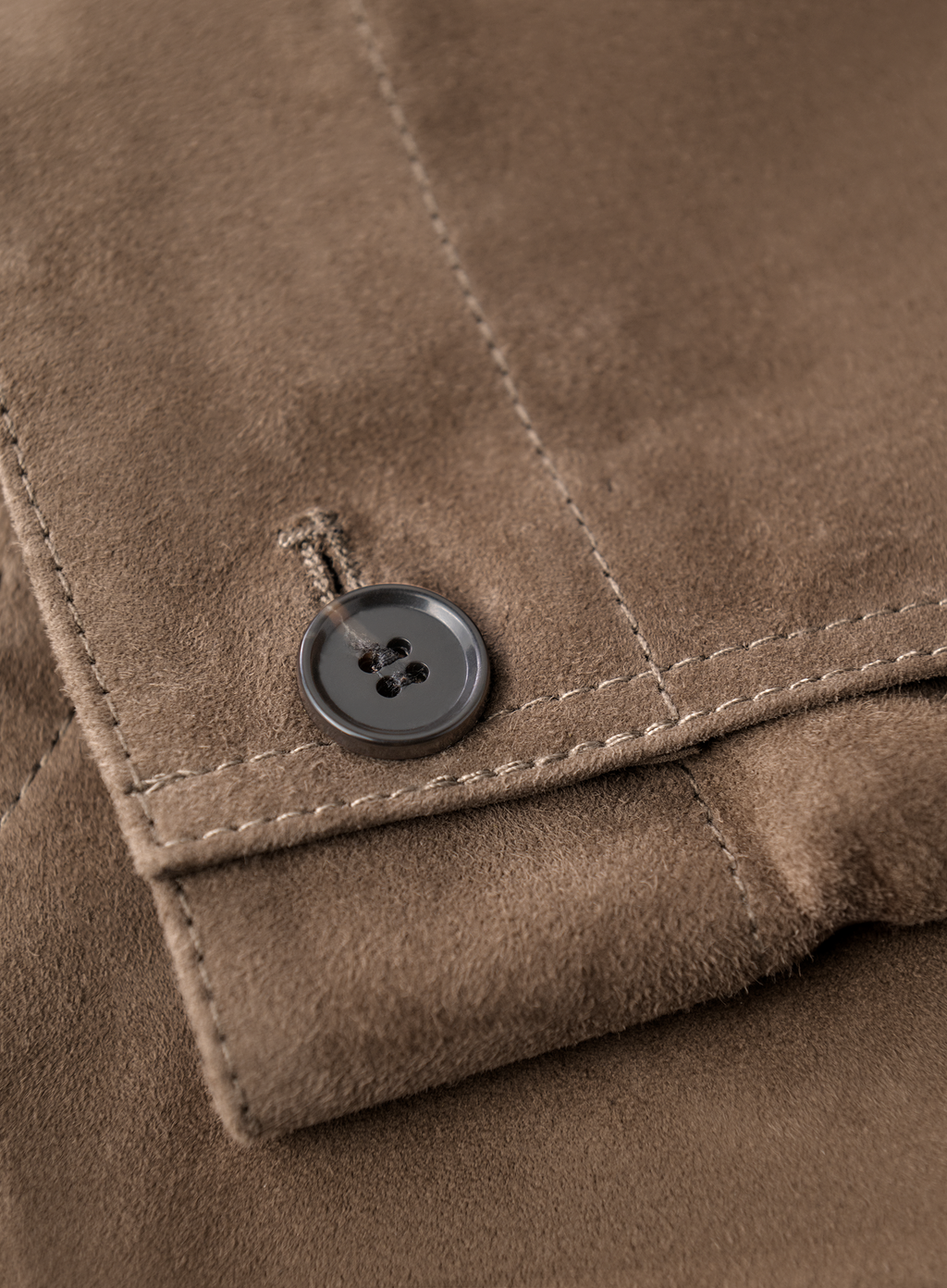 Jaden overshirt van suède | FULLD_WIDTH | TAUPE