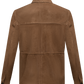 Suède duke overshirt | Bruin