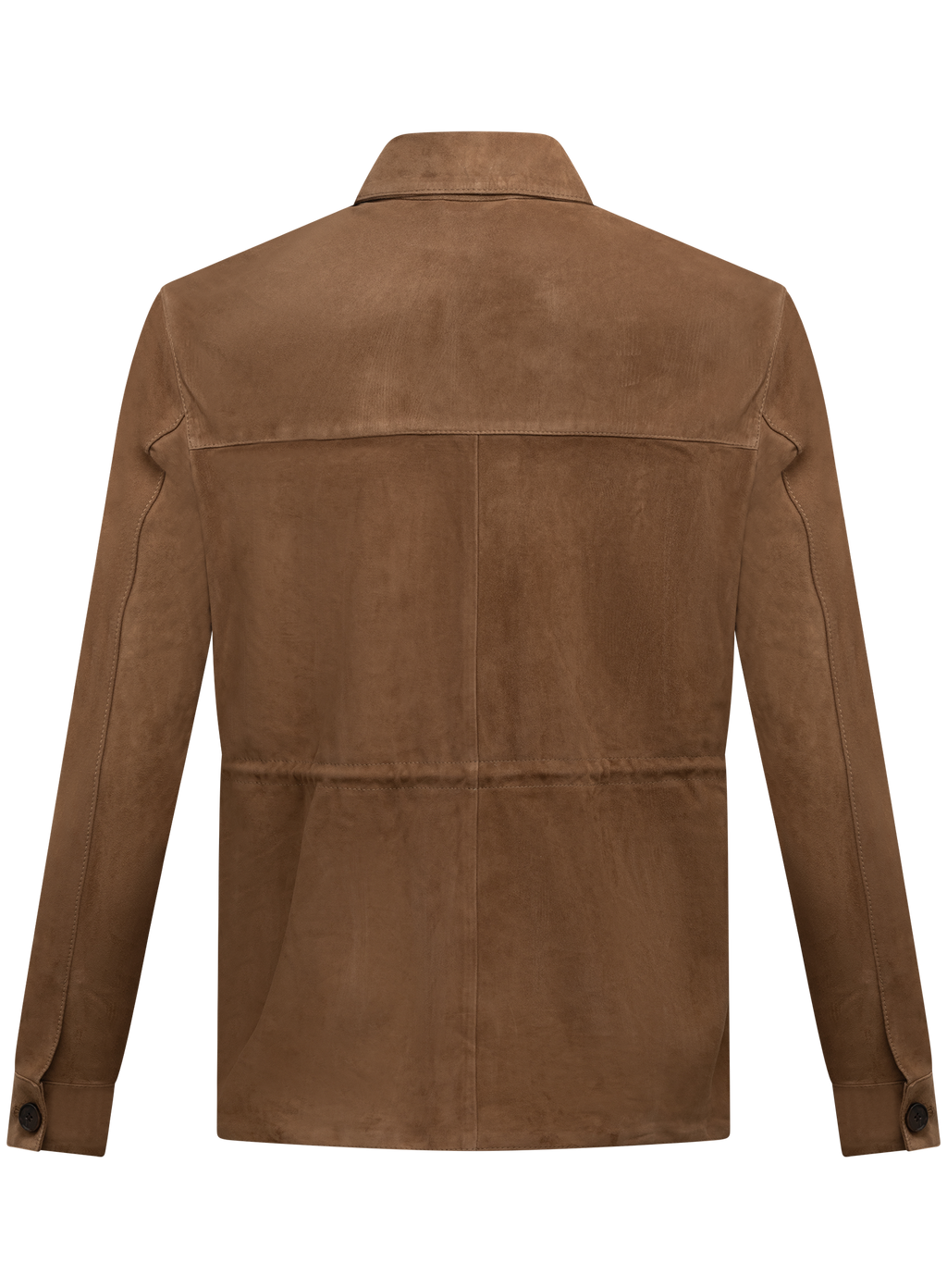 Suède duke overshirt | Bruin