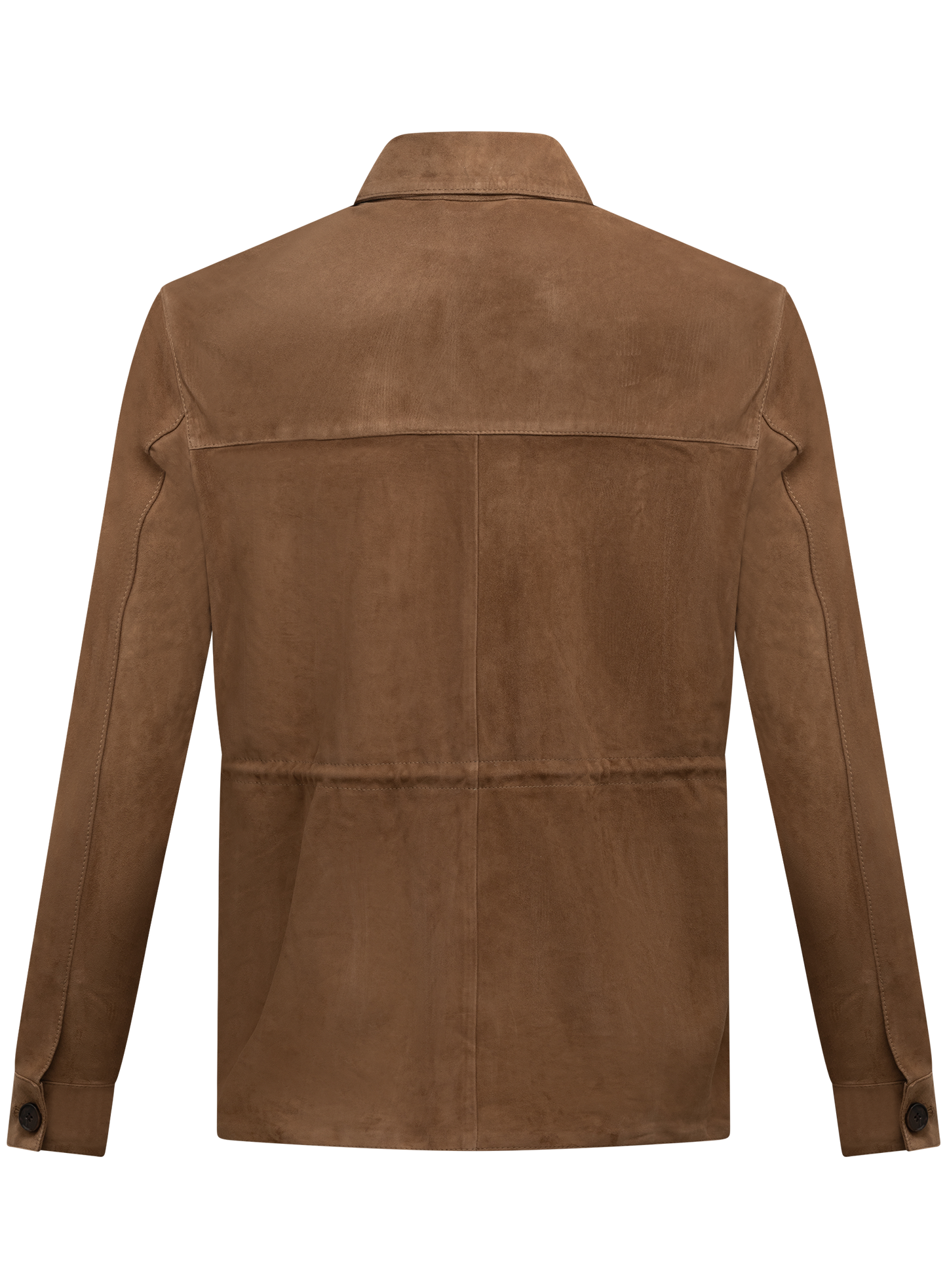 Suède duke overshirt | Bruin