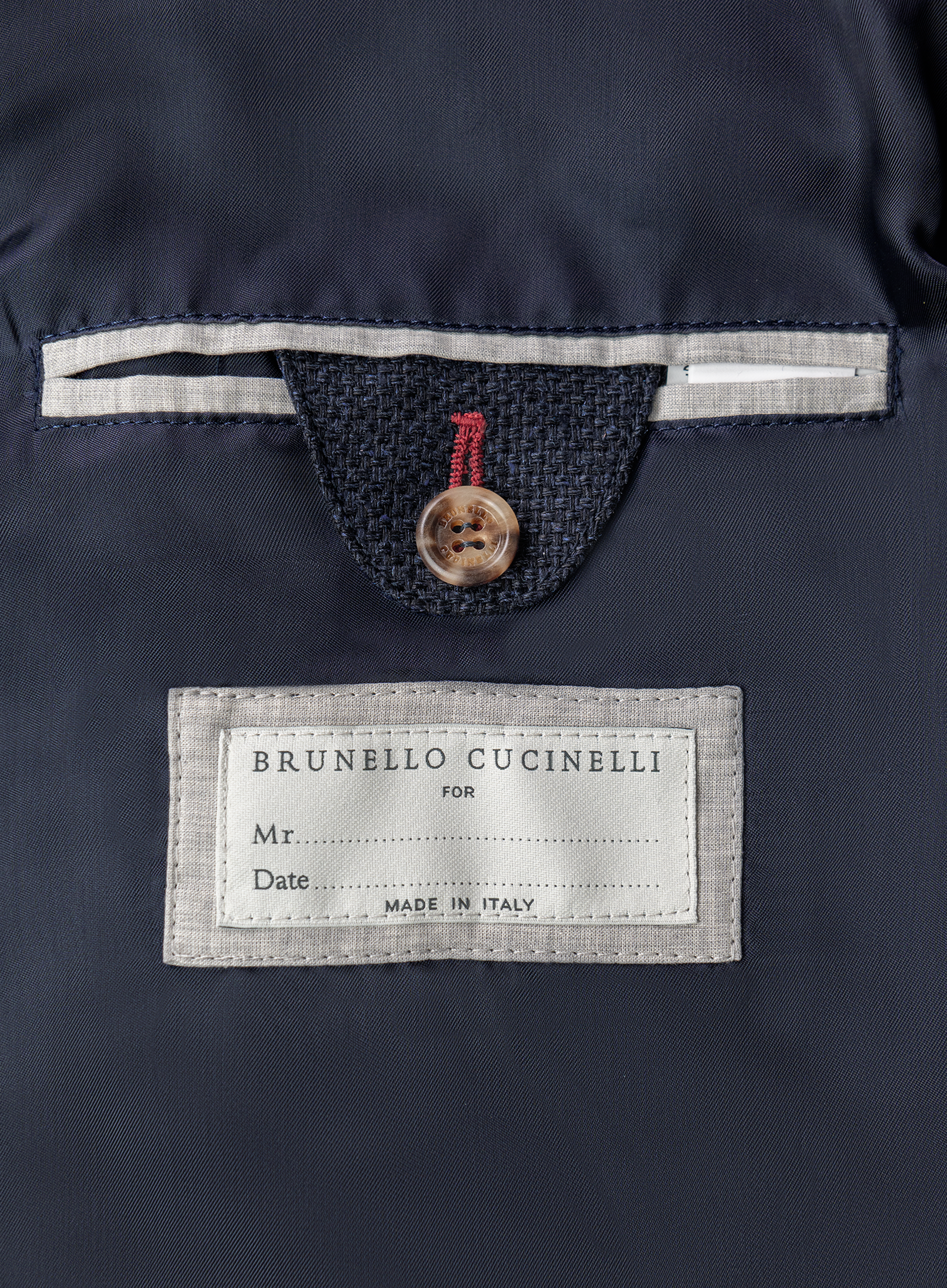 Bomberjack van zijde, linnen en wol | BLUE NAVY