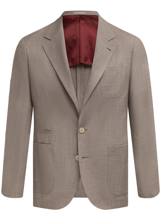 Jasje van wol, zijde en linnen | TAUPE