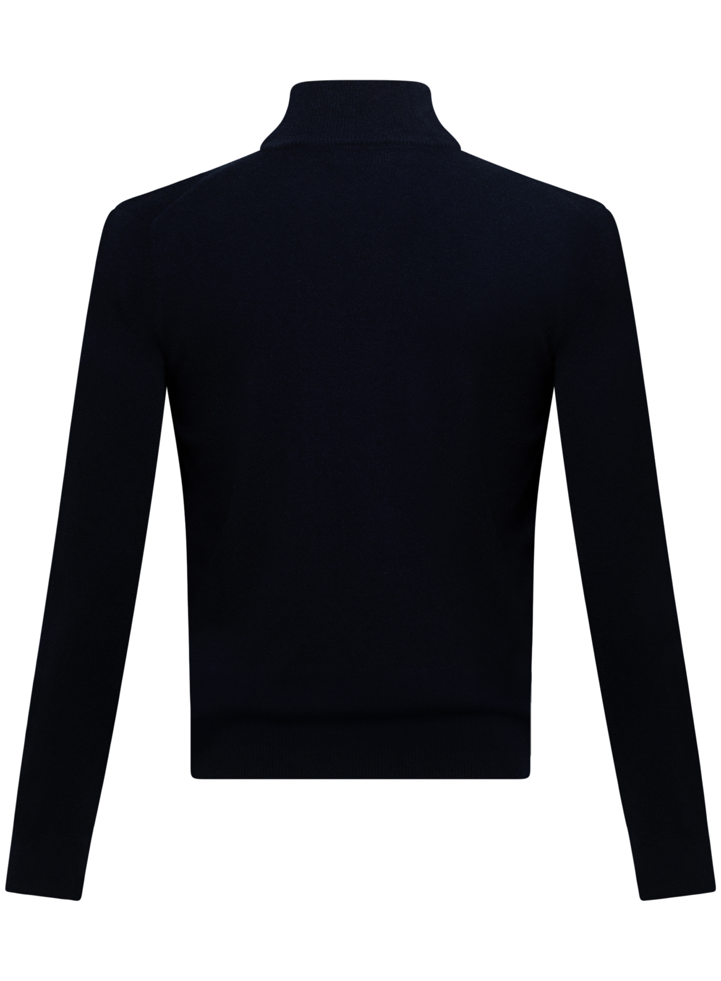 Cashmere half-zip ritsvest | FULL_WIDTH | BLUE NAVY