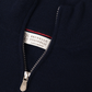 Cashmere half-zip ritsvest | FULL_WIDTH | BLUE NAVY