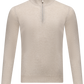 Cashmere half-zip ritsvest | Beige