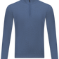 Half-zip trui van cashmere en zijde | L.Blauw