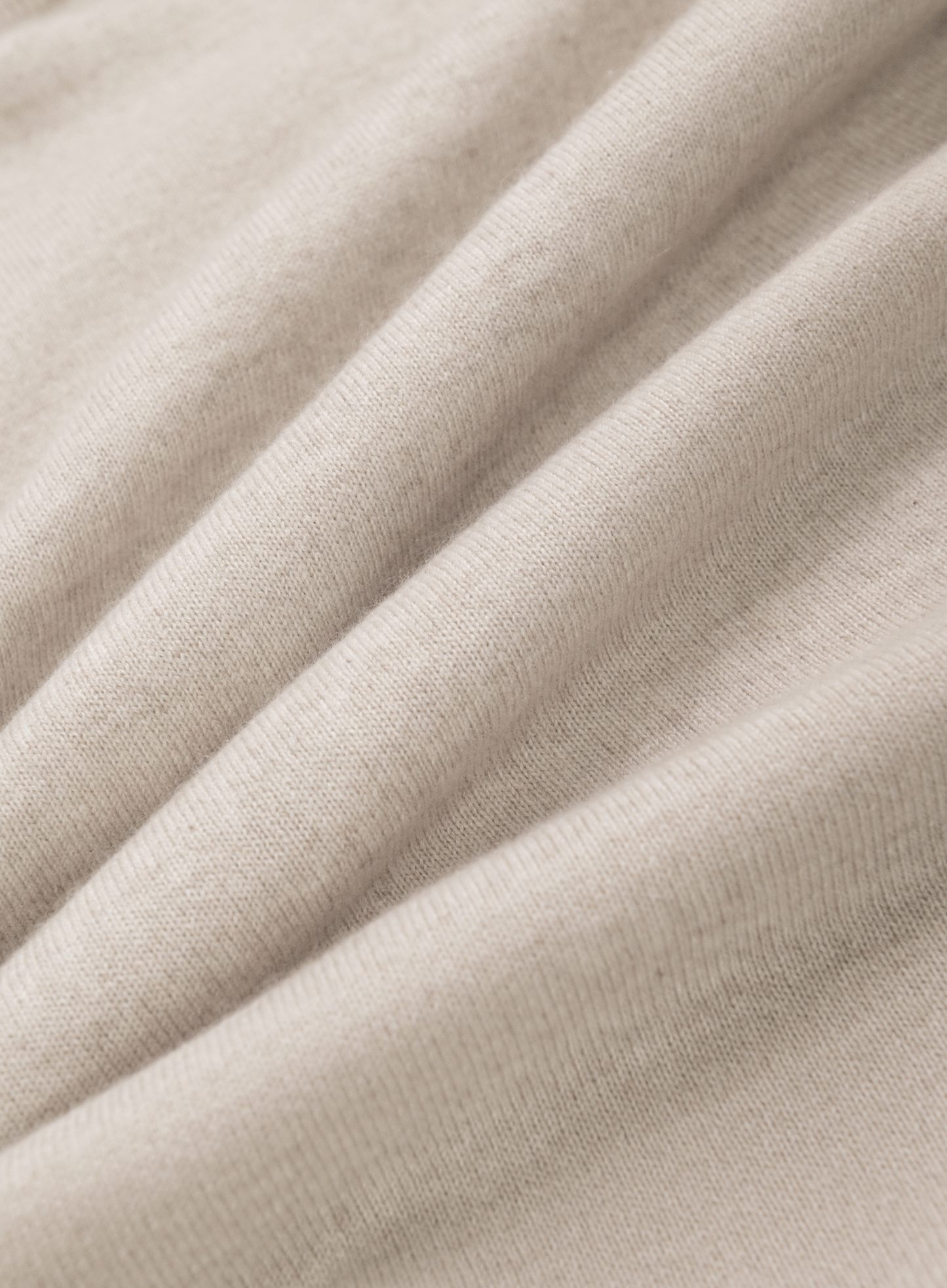Cashmere half-zip ritsvest | FULL_WIDTH | Beige