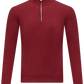 Cashmere half-zip ritsvest | FULL_WIDTH | Rood