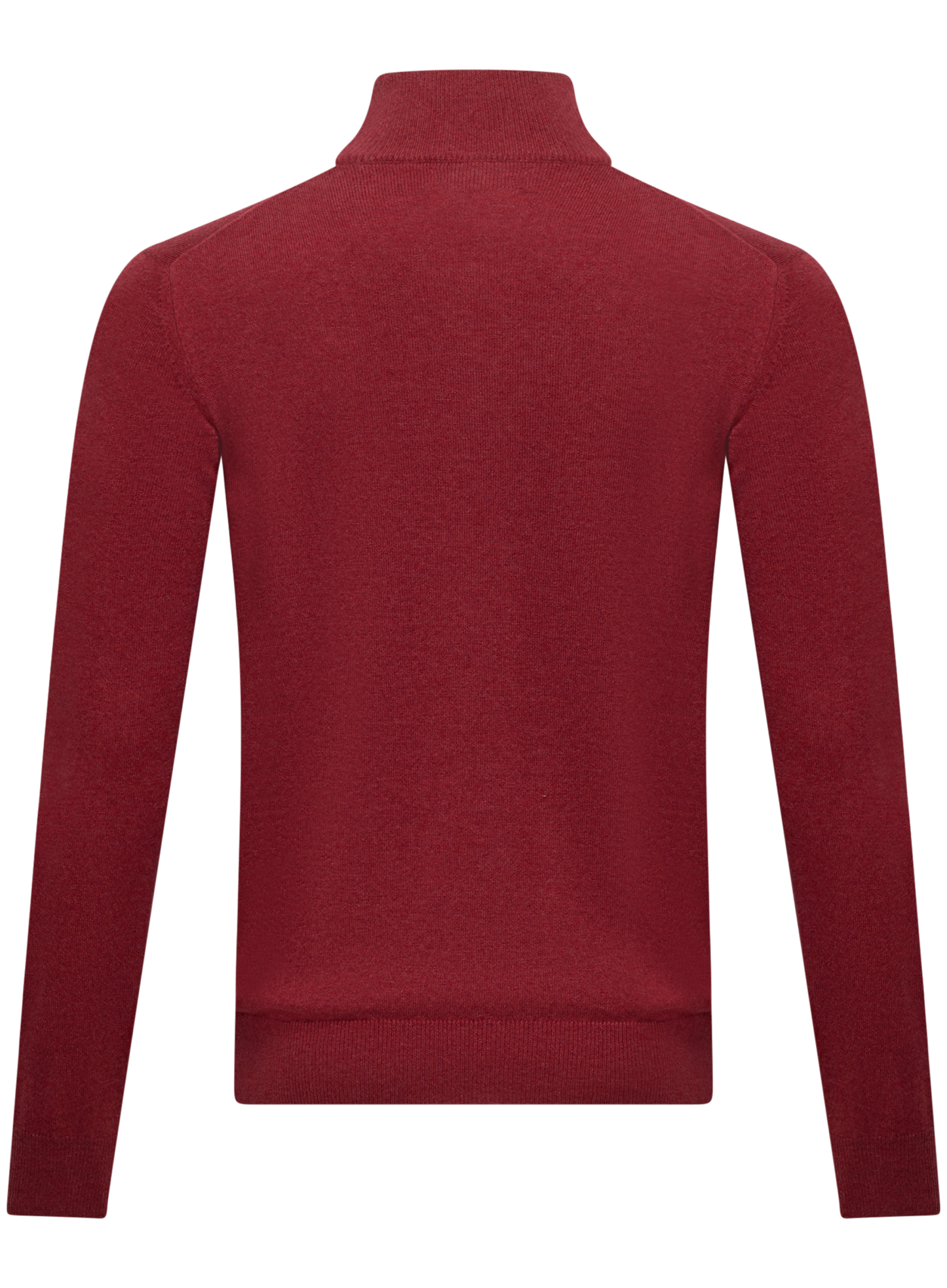 Cashmere half-zip ritsvest | FULL_WIDTH | Rood