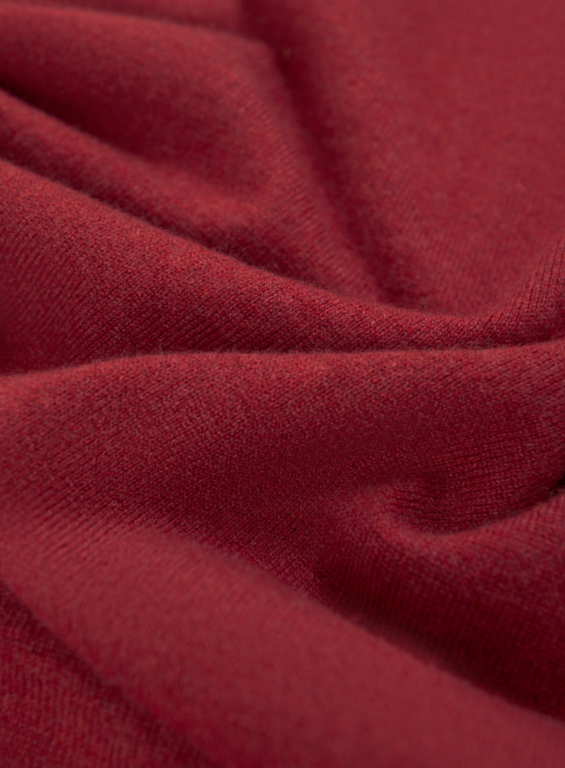 Cashmere half-zip ritsvest | FULL_WIDTH | Rood