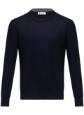 Wol-cashmere trui | BLUE NAVY