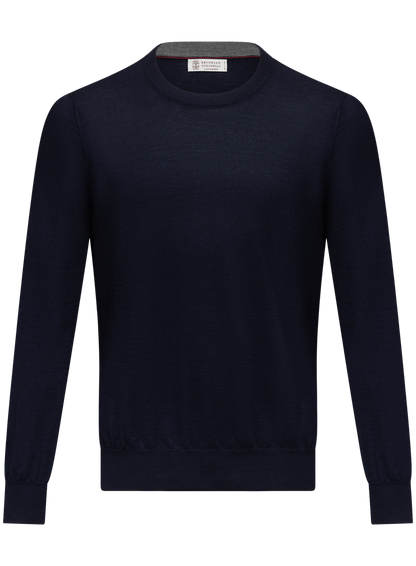 Wol-cashmere trui | BLUE NAVY