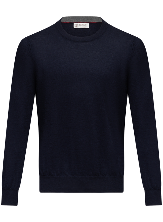 Wol-cashmere trui | BLUE NAVY