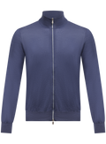 Ritsvest van cashmere en wol | Blue Denim 