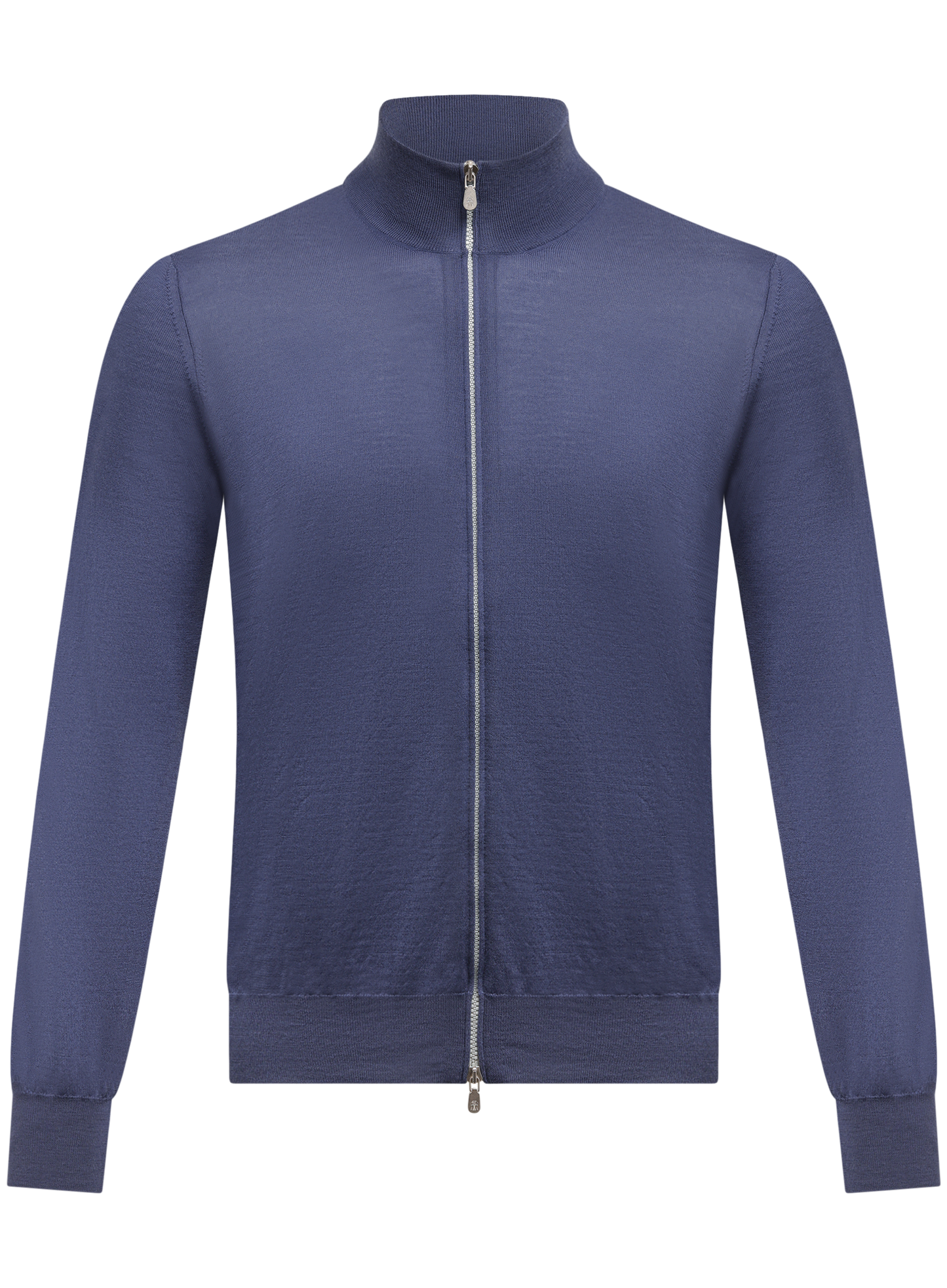 Ritsvest van cashmere en wol | Blue Denim