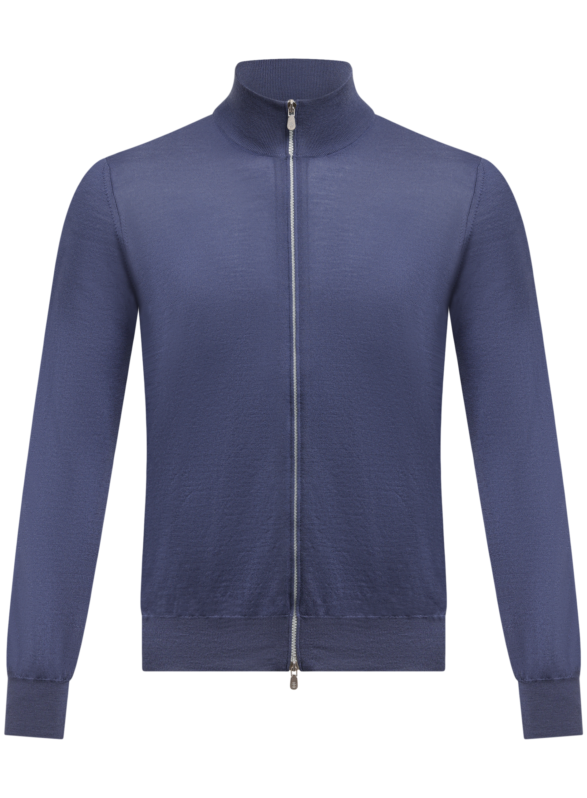 Ritsvest van cashmere en wol | Blue Denim