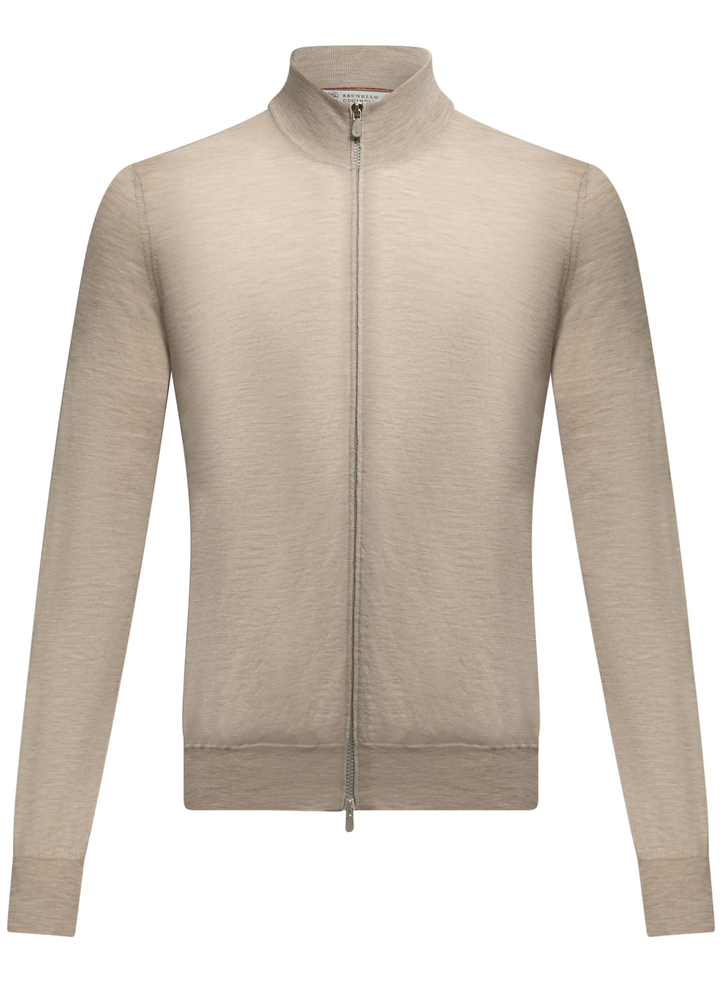 Ritsvest van cashmere en wol | Beige