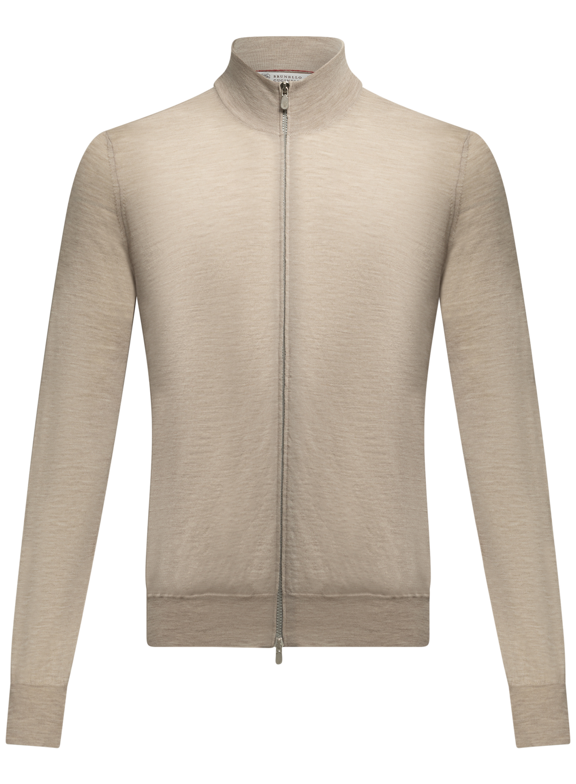Ritsvest van cashmere en wol | Beige