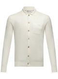 Overshirt met ribstructuur van katoen | ROOM-WIT