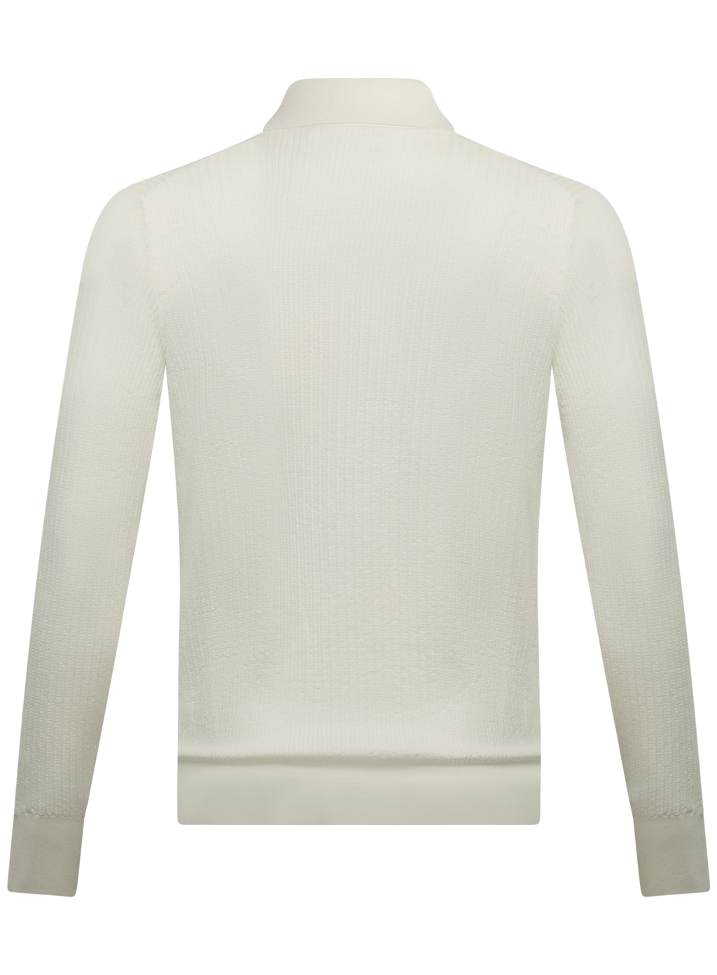 Overshirt met ribstructuur van katoen | ROOM-WIT