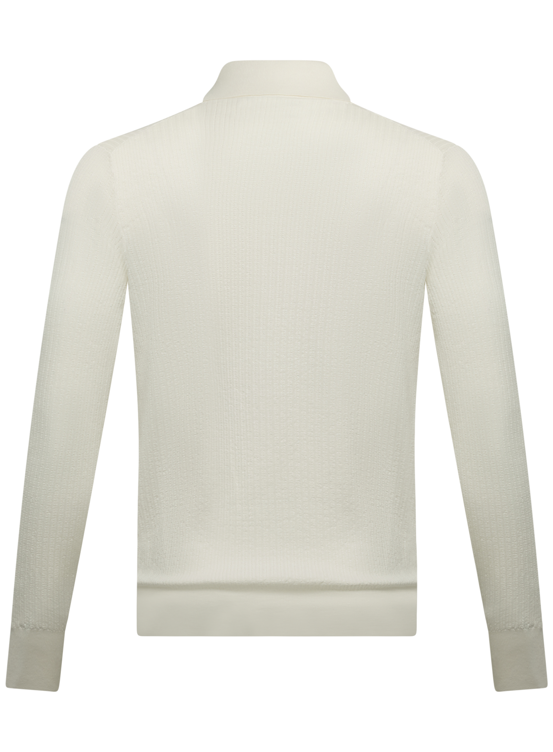 Overshirt met ribstructuur van katoen | ROOM-WIT