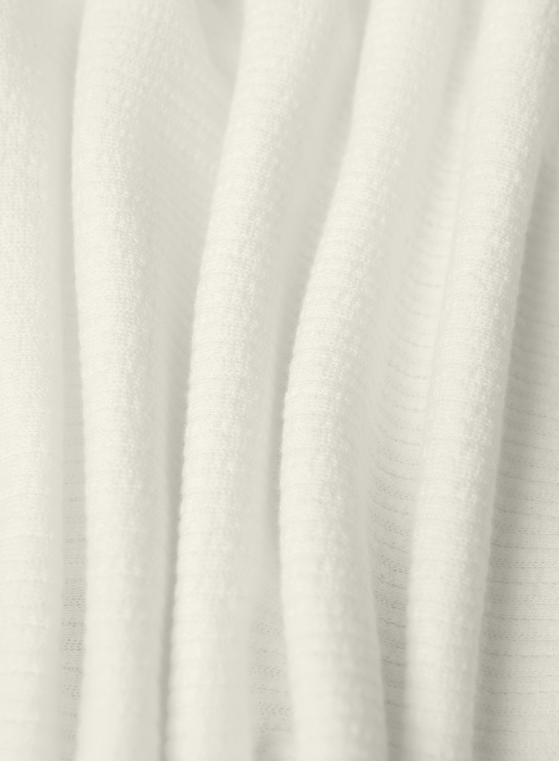 Overshirt met ribstructuur van katoen