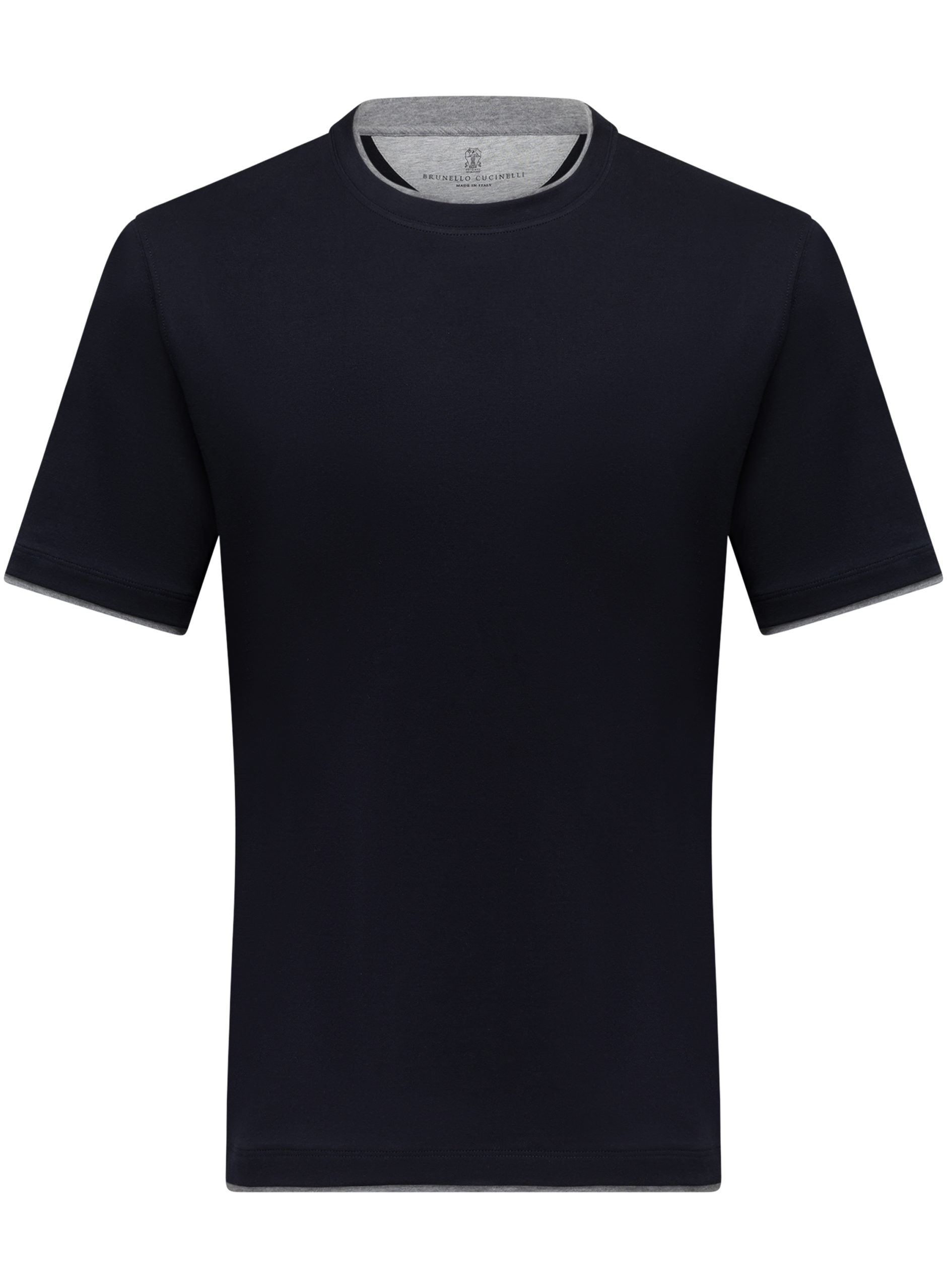 Katoenen t-shirt | FULL_WIDTH | BLUE NAVY