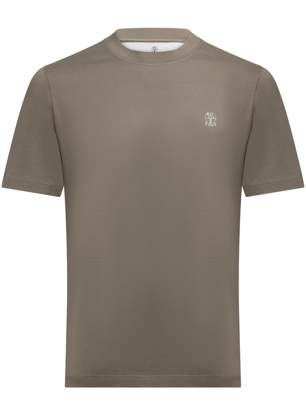 T-shirt van katoen | Groen
