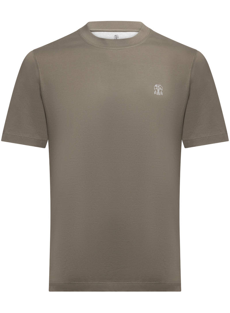 T-shirt van katoen | Groen