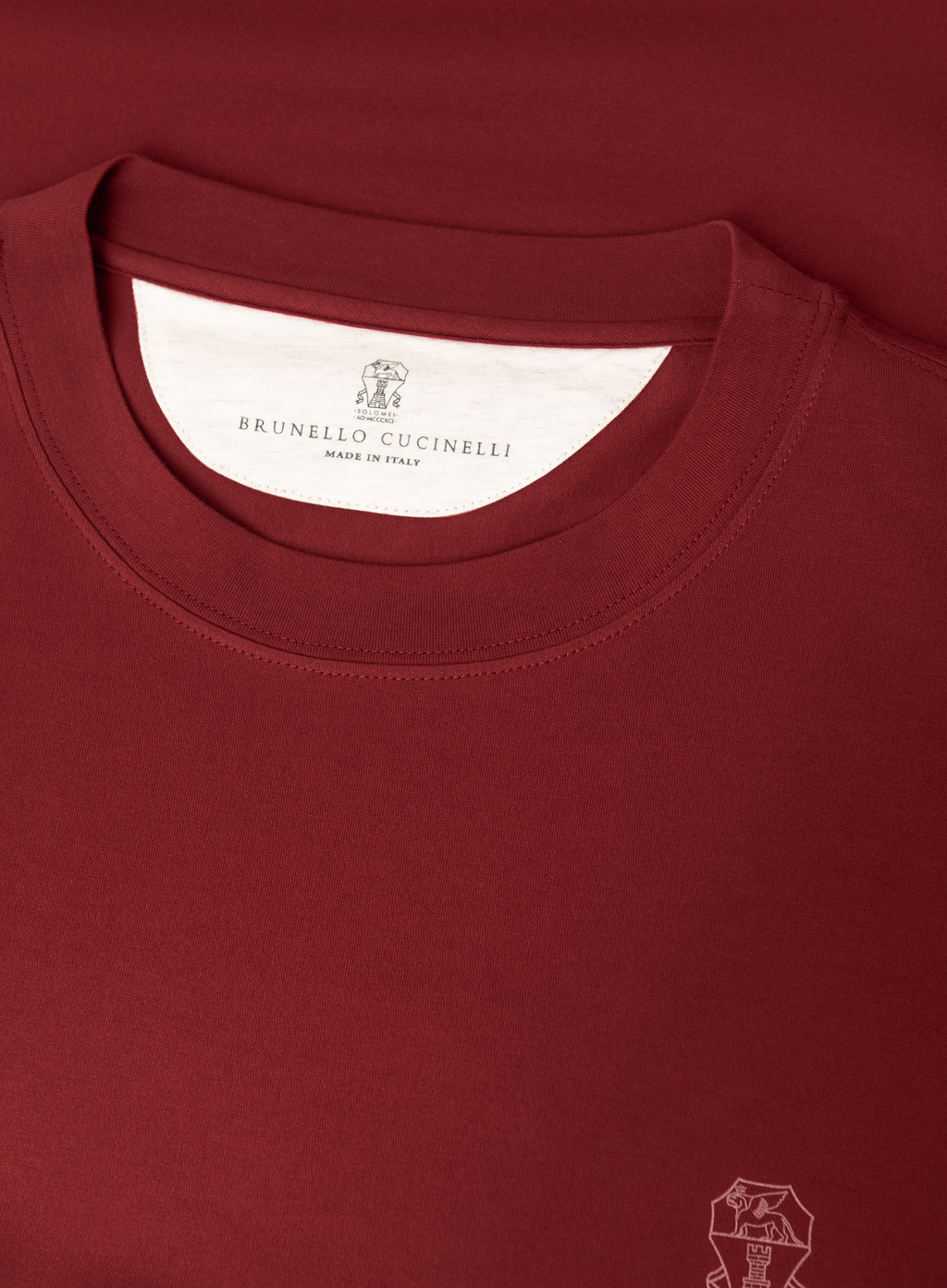 T-shirt van katoen | FULL_WIDTH | Rood