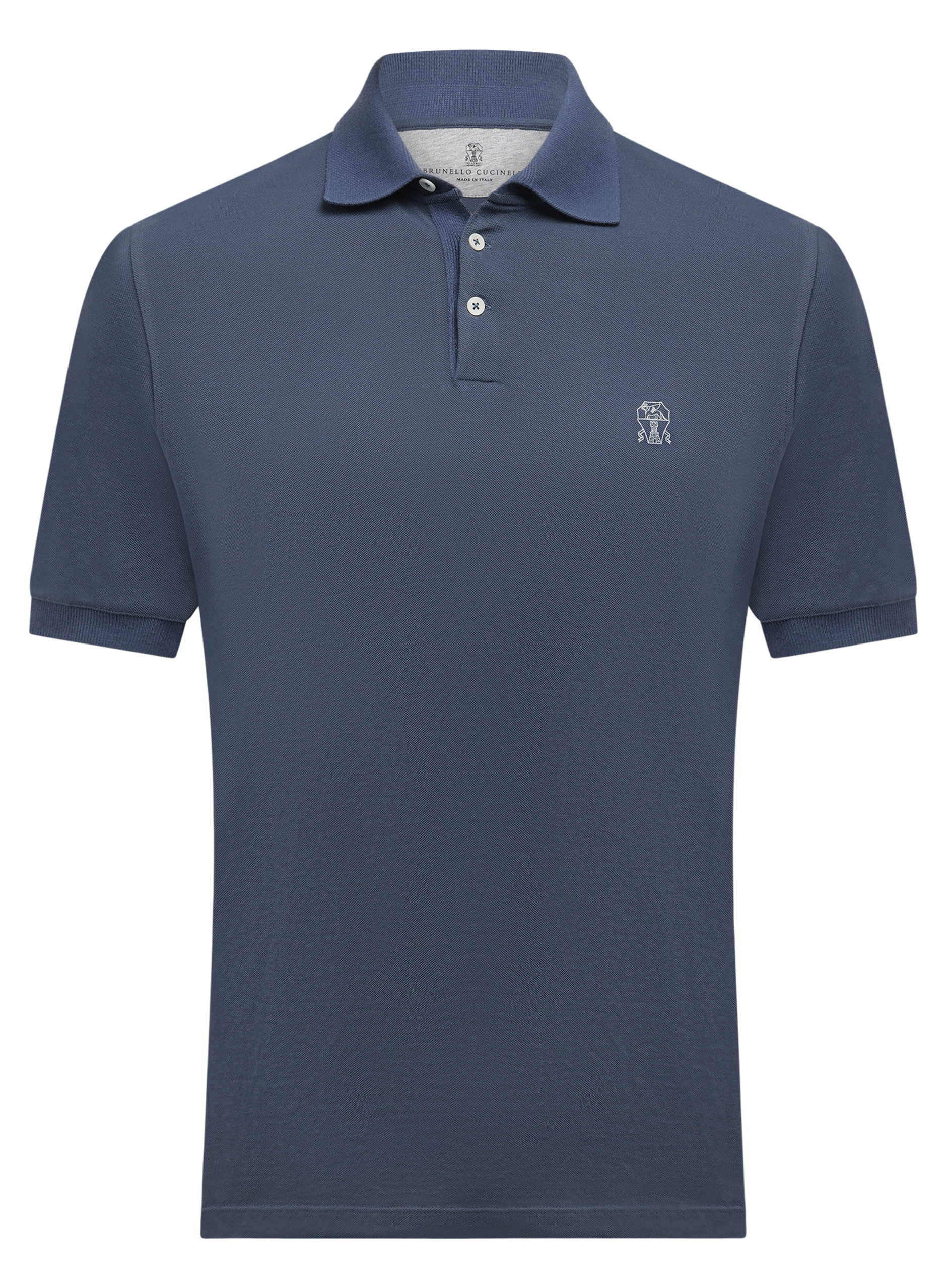 Polo van katoen | Blauw