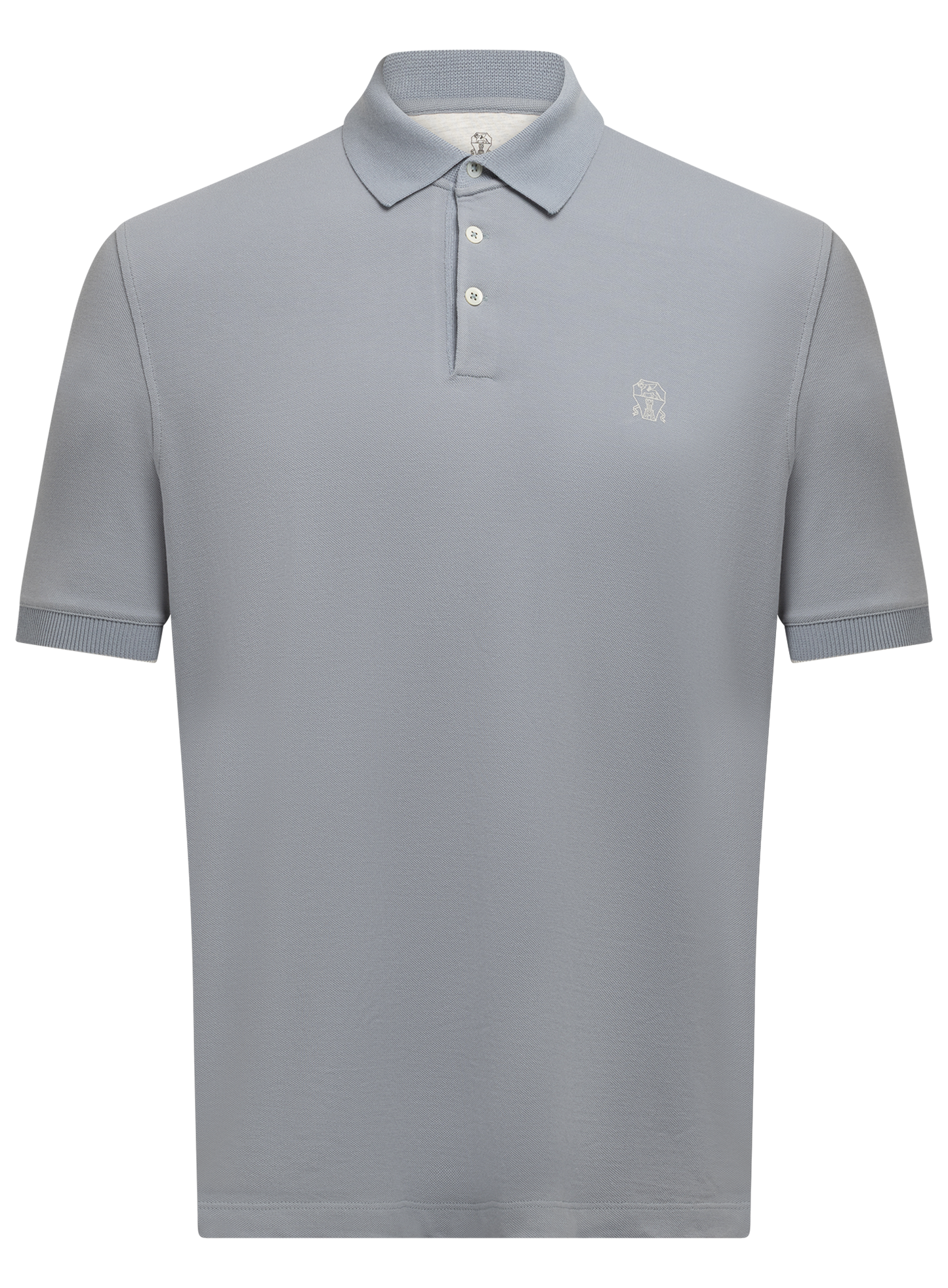Polo van katoen | L.Blauw