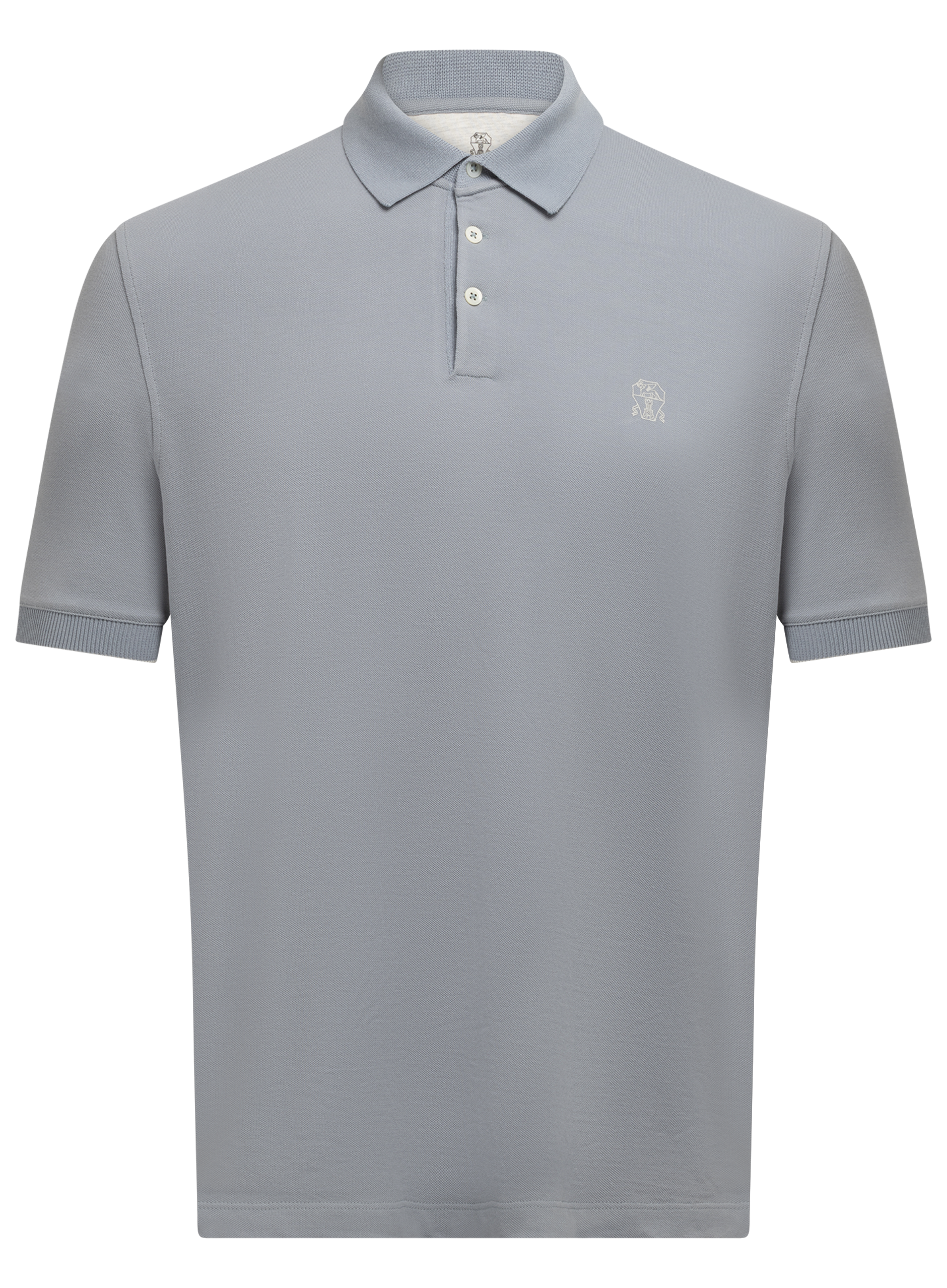 Polo van katoen | L.Blauw