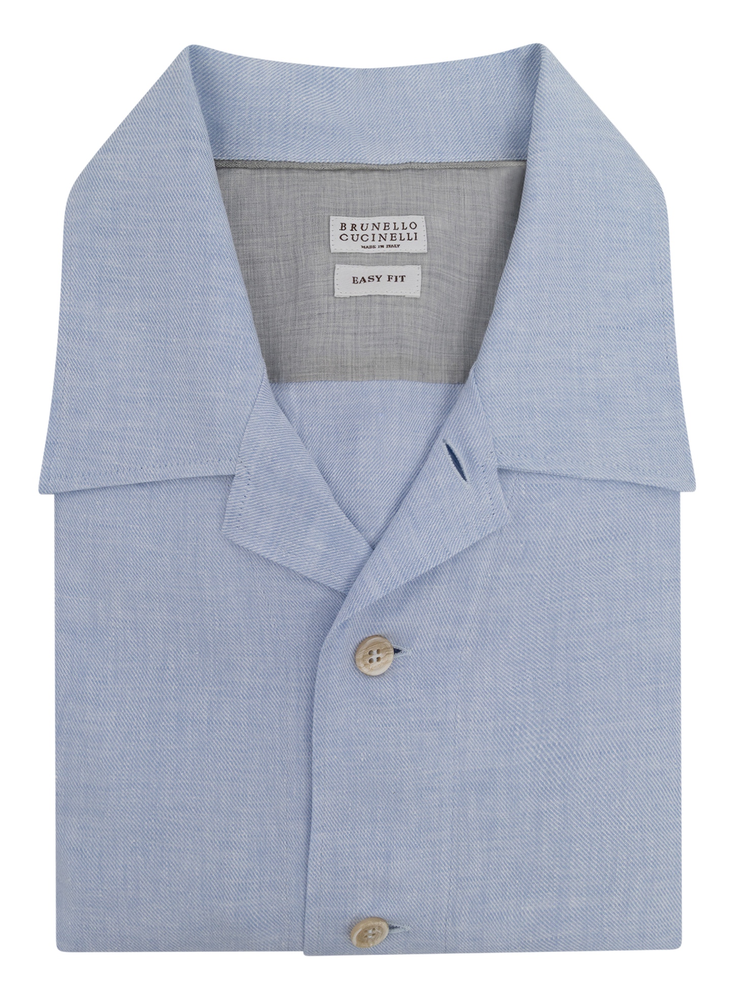 Hennep-linnen-katoen shirt | FULL_WIDTH | L.Blauw