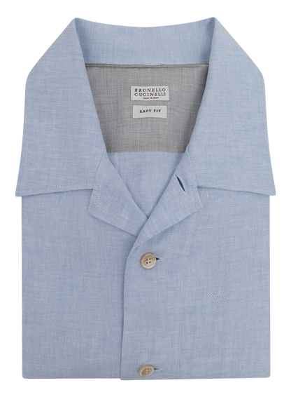 Hennep-linnen-katoen shirt | FULL_WIDTH | L.Blauw